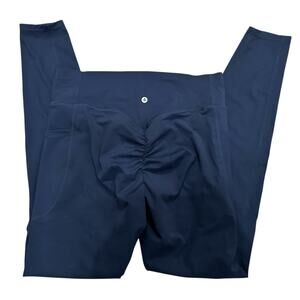 Halara Leggings Full Length Butt Lifting Size Medium Navy